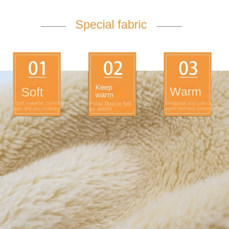 Close-up of soft fleece fabric highlighting its softness, warmth, and windproof qualities for cozy outdoor comfort.