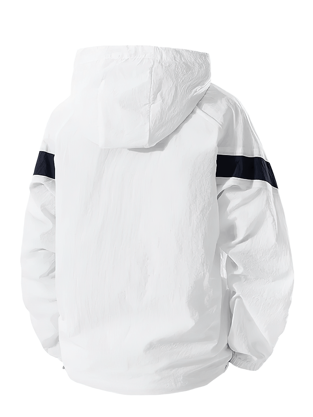 Outdoor Zip Rain Jacket with Sport Stripe Detail - SF4693