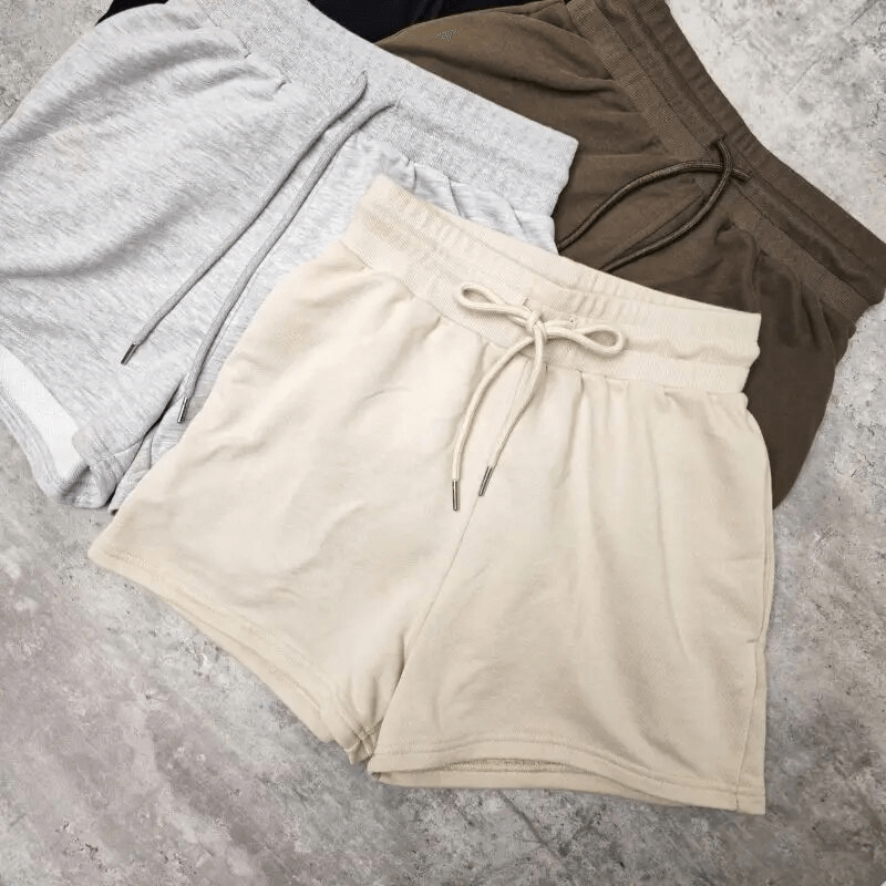 Outfit Fitness Cotton Loose Sweatshirt and Shorts - SF1682