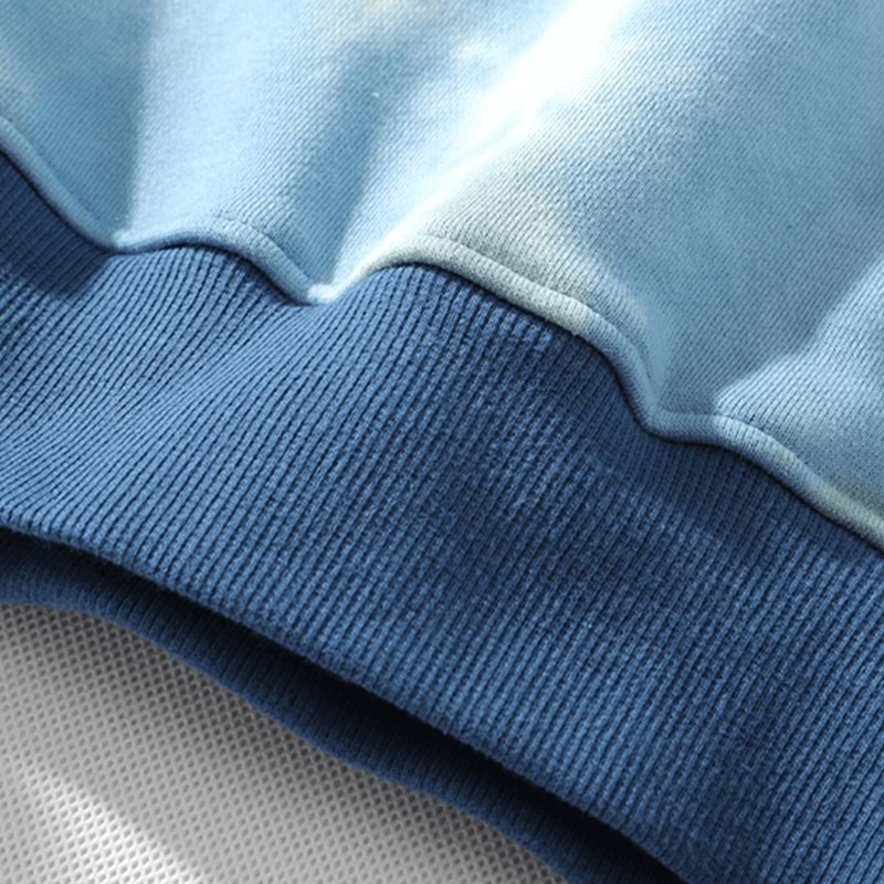 Sweat à capuche en coton surdimensionné avec imprimé / vêtements amples pour hommes - SPF1325 
