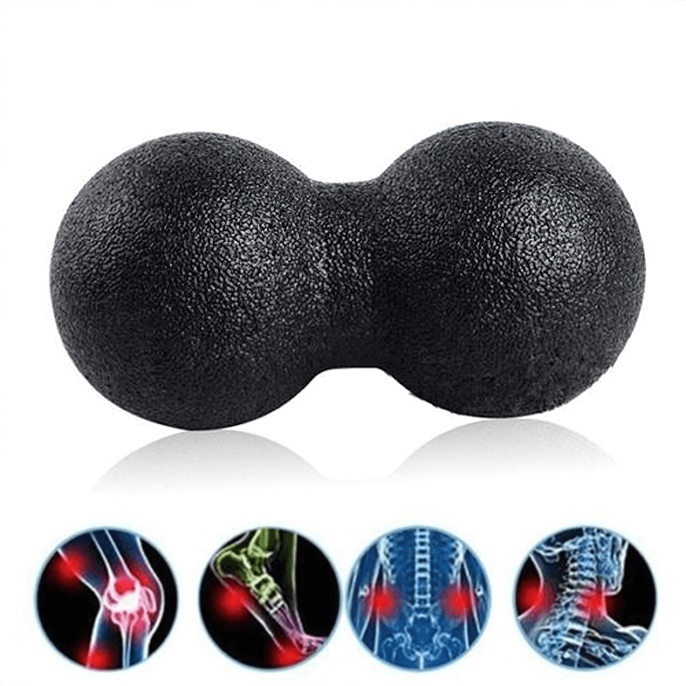 Peanut myofascial massage ball for deep tissue therapy, SF2832. Relieves muscle tension, promotes circulation, aids recovery.