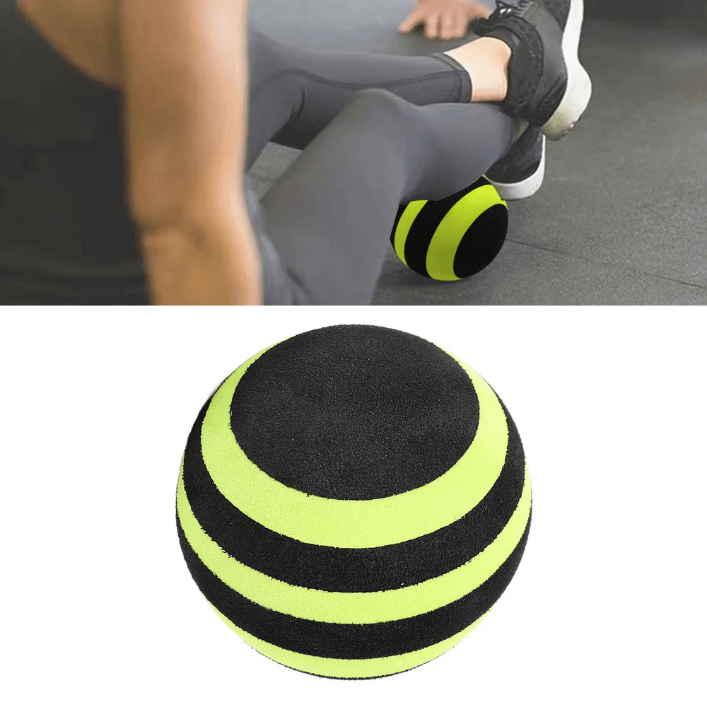 Portable EVA Fasciitis Massage Ball for Yoga - High density roller relieves muscle tension in back and shoulders, SF3295