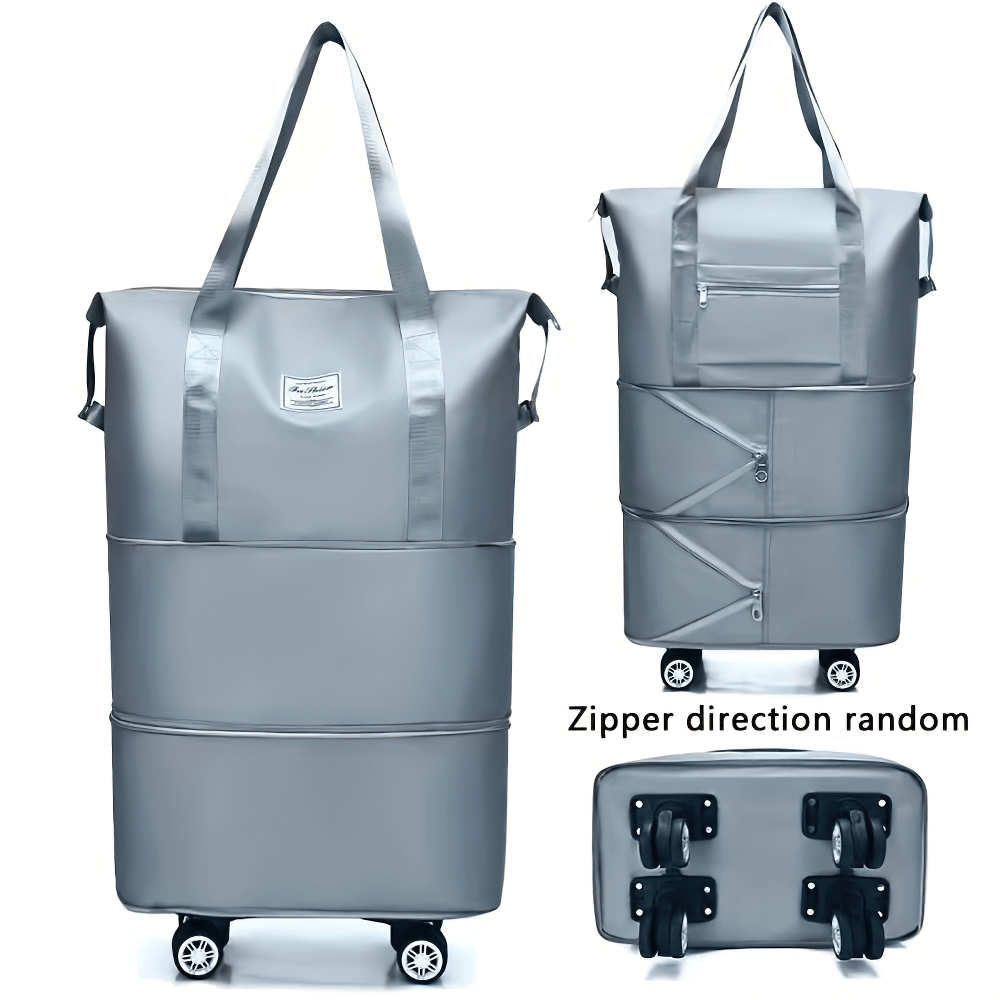 Portable Foldable Travel Luggage Bag with Wheels - SF2671