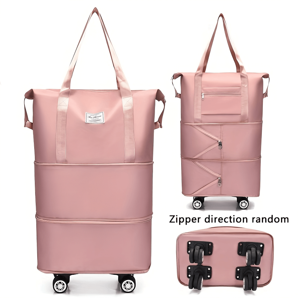 Portable Foldable Travel Luggage Bag with Wheels - SF2671