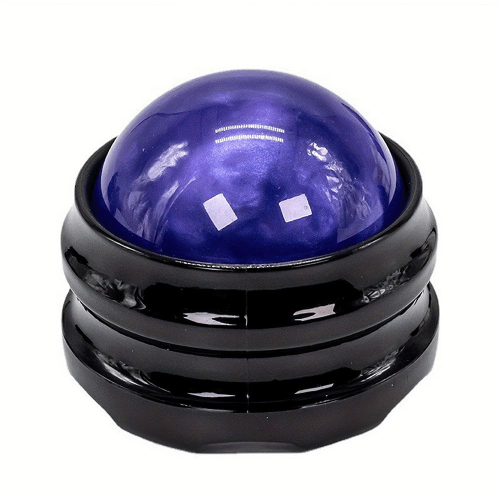 Portable Handheld 360° Rolling Massage Ball SF2830 for muscle recovery and relaxation, featuring ergonomic grip and sleek design.