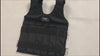 Adjustable Weighted Training Vest SF3423 with cushion layer, perfect for gym and running workouts, shown without weights on a neutral backdrop.