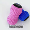 Rechargeable vibrating massage roller in pink and blue, ideal for deep tissue therapy, muscle recovery, sports warm-up, and cool-down.