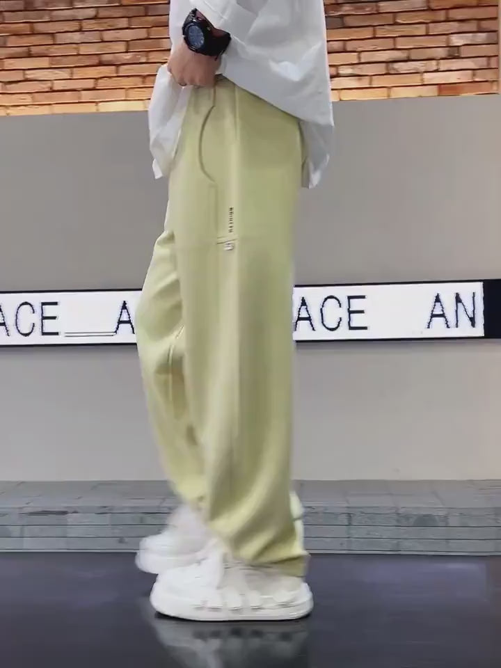 Loose Fit Sporty Cargo Pants with Elastic Waist - SF3710 in casual setting, showcasing comfort and style for girls and boys.