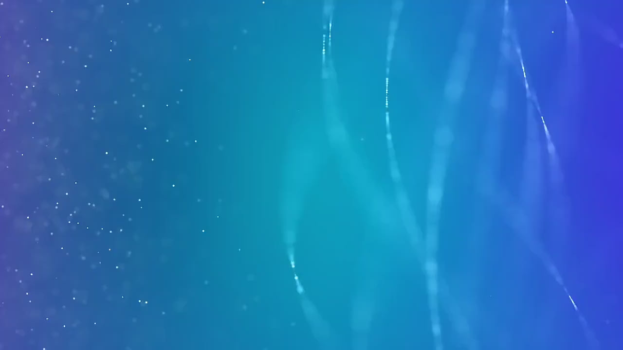 Abstract blue and purple digital texture background with subtle light streaks and star-like sparkles.