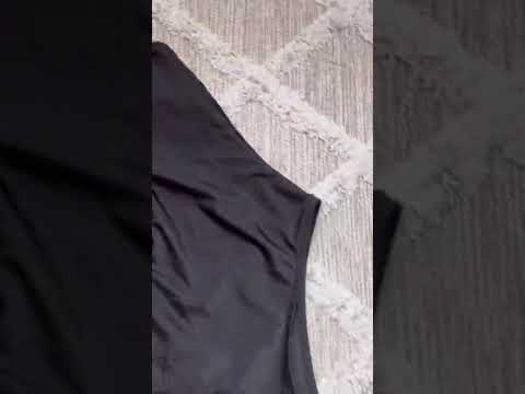 Sexy High Neck Cutout One-Piece Swimwear - SF4692 showcasing a sleek black swimsuit with a modern high-neck design.
