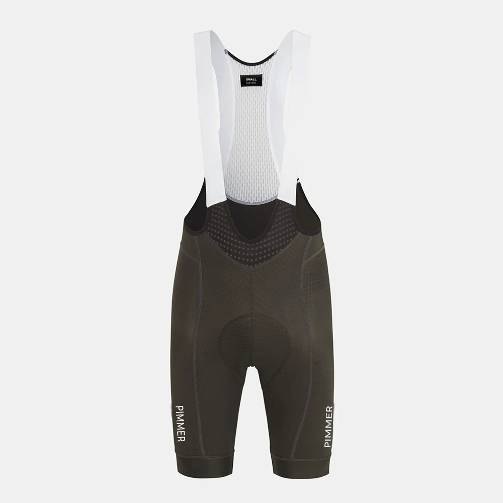 Men's Pro Cycling Bib Shorts SF2588 with 3D Shockproof Padding, breathable mesh, and non-slip leg webbing for long-distance rides.