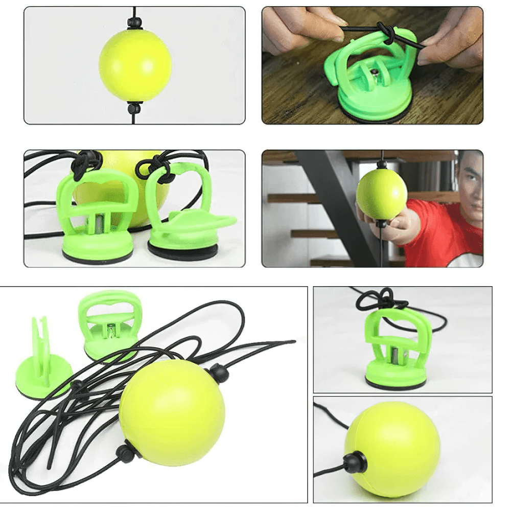 Punching Ball Reflex MMA Training Tool SF2717 with headband and adjustable straps for speed and agility enhancement