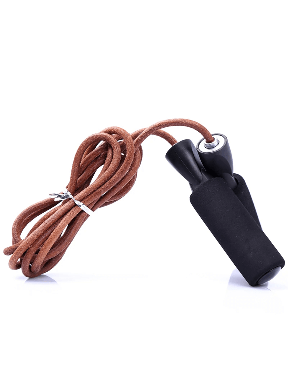 PVC Steel Wire Skipping Rope with Soft Grip Handles for Fitness and Training, SF3186, shown with ergonomic black handles and durable design.