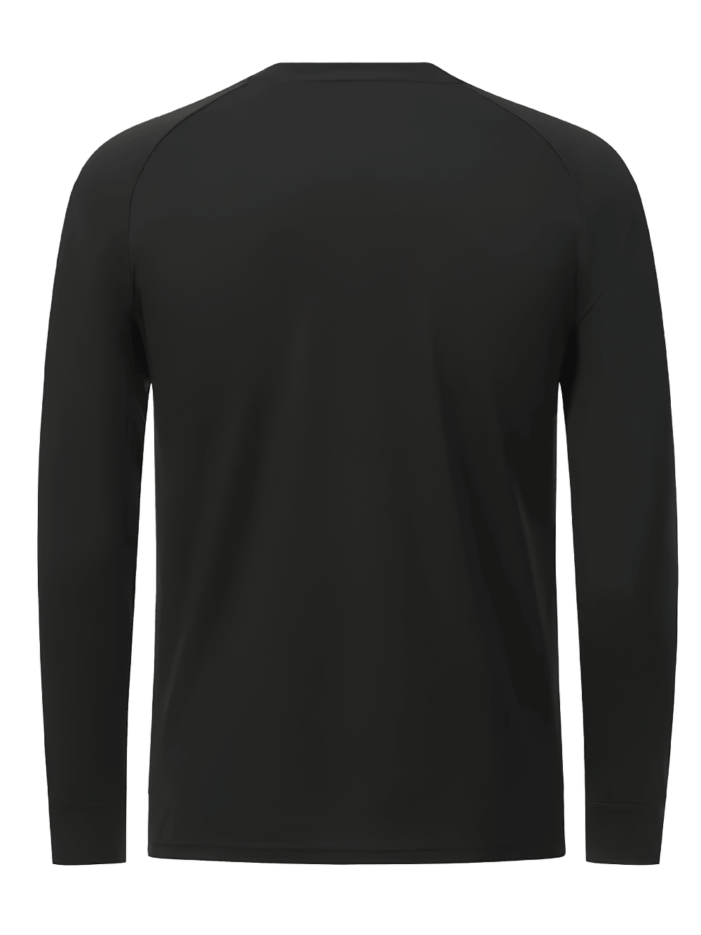 Back view of the Quick-Dry Bodybuilding Compression Training Top - SF4584 in black, ideal for fitness and workouts.