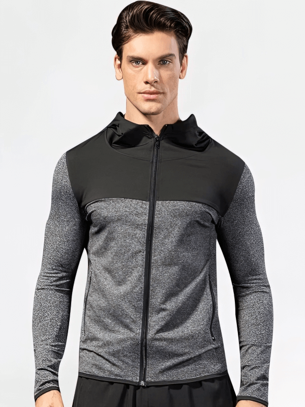 Schnell trocknende, elastische Herren-Trainingsjacke mit Kapuze – SF1870 