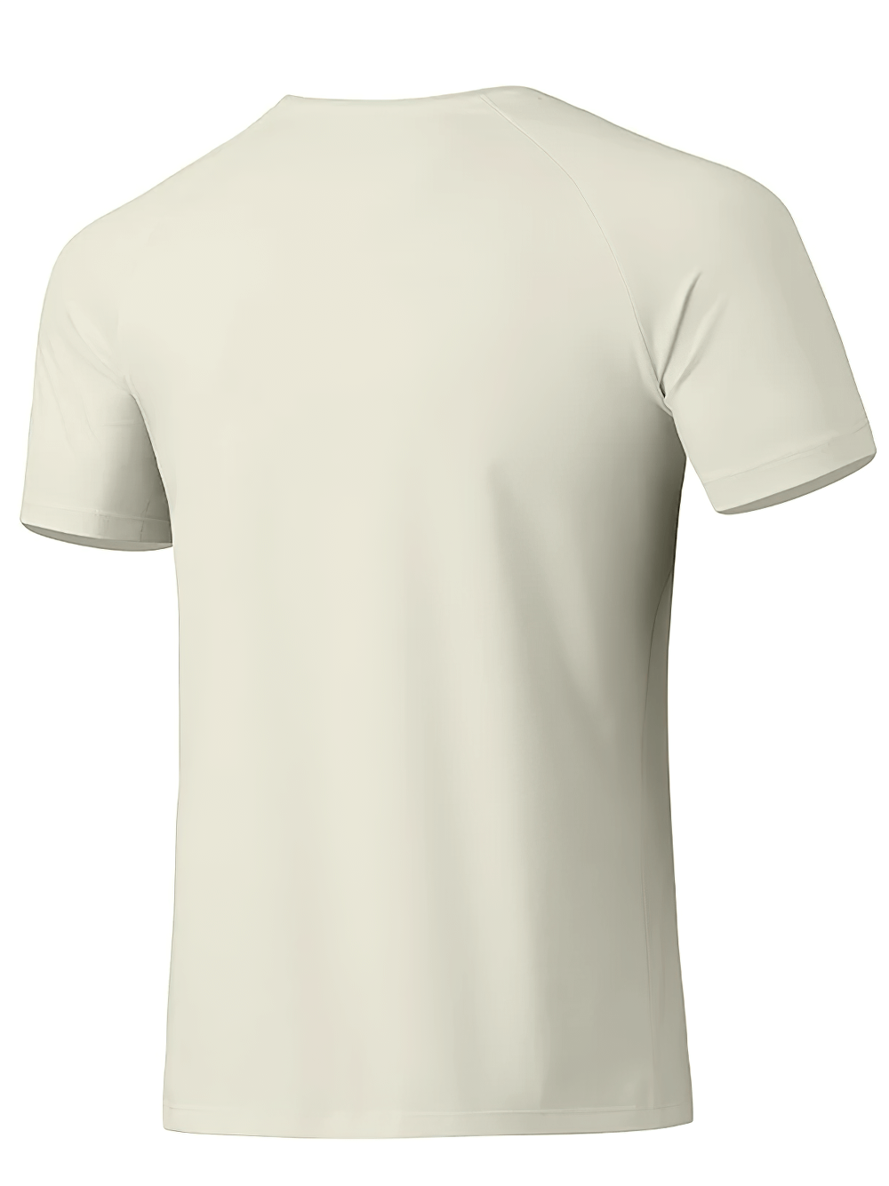 Alt Tag: Quick Dry Hiking T-Shirt with Utility Chest Pocket - SF4366 back view, lightweight quick-dry men’s outdoor performance tee