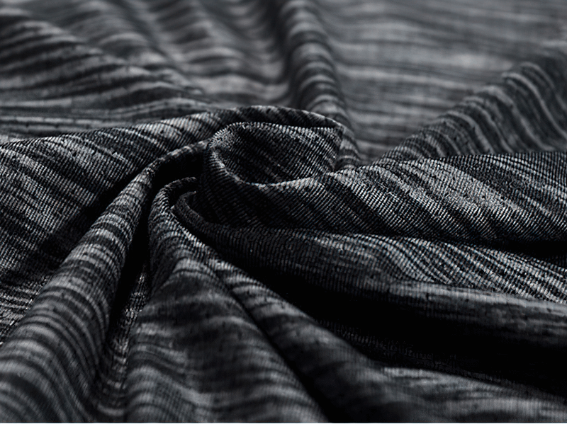 Close-up of Quick-Dry Running T-Shirt fabric showing its moisture-wicking and breathable polyester material in a stylish solid pattern.