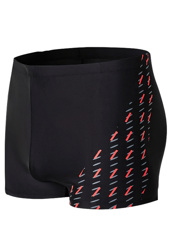 Alt Tag: Quick Dry Swim Trunks - Soft Men's Beach Shorts with Vibrant Print, Stylish and Functional, Quick Drying Comfort - SF2024