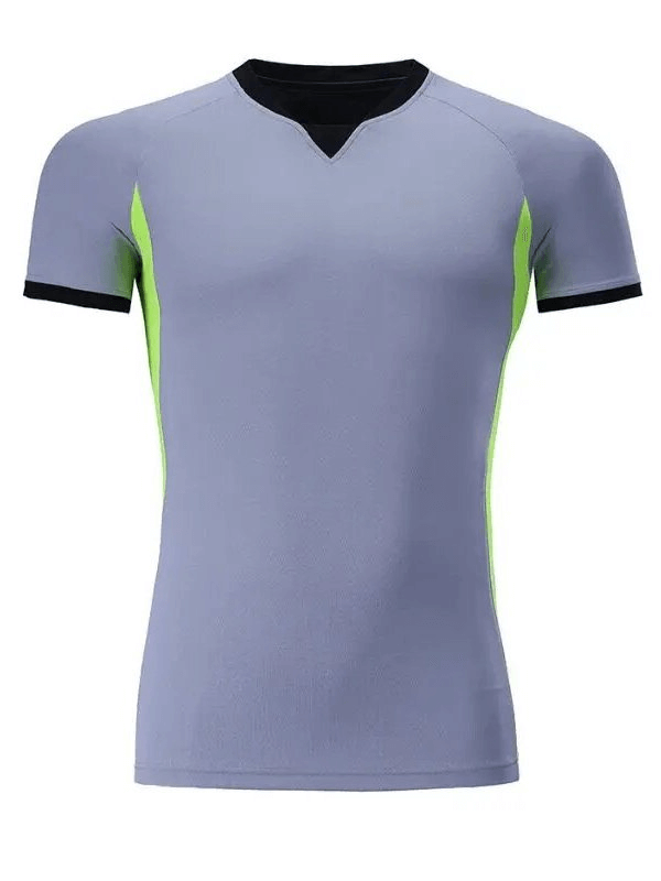 Quick-drying elastic sports men's t-shirt SF1772, short-sleeve, breathable polyester in sleek design with anti-pilling feature.