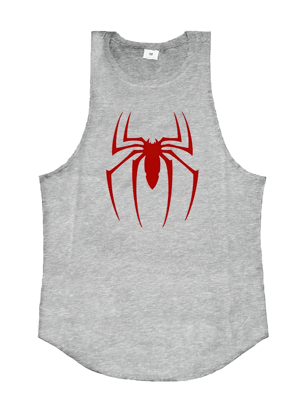 Red Spider Printed Running Tank Tops for Gym - SF4112 bold spider graphic