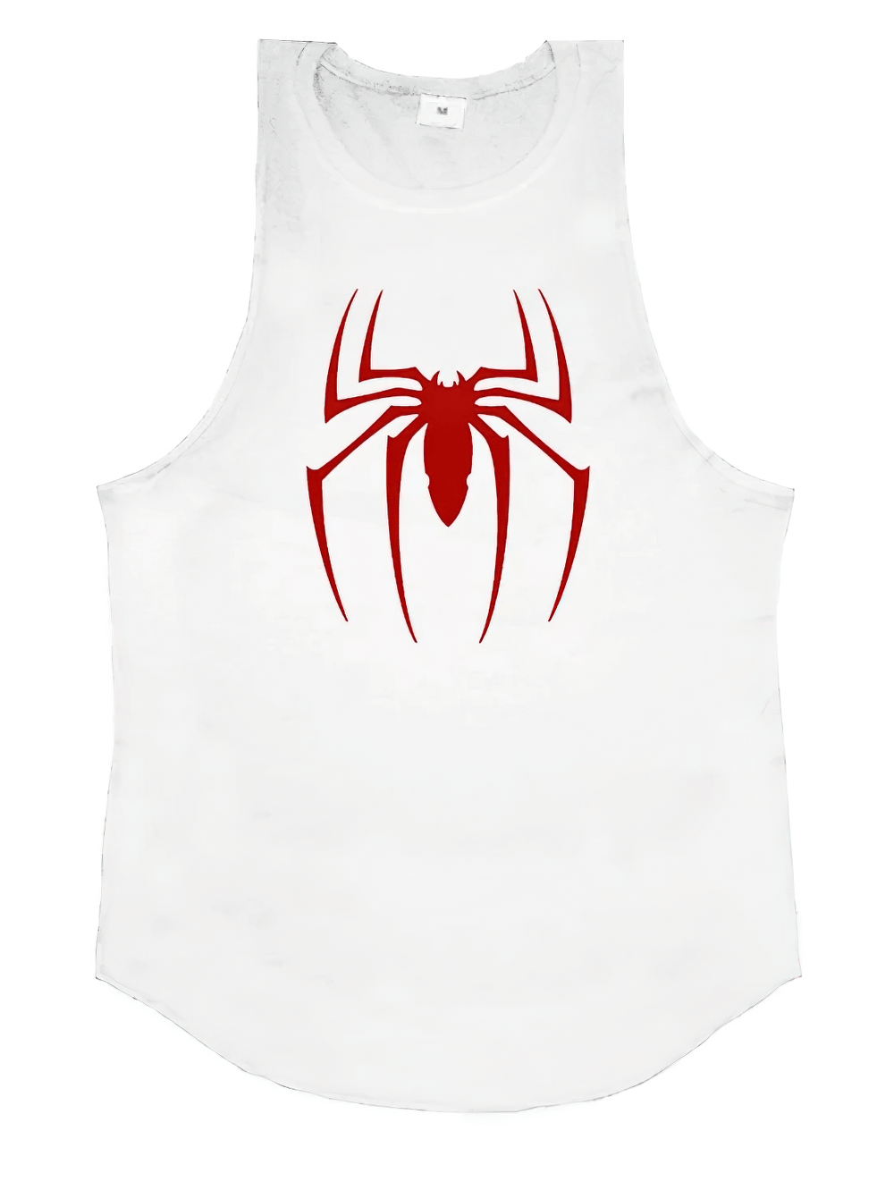 Red Spider Printed Running Tank Tops for Gym - SF4112 with bold spider graphic design.