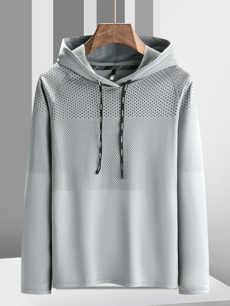 Reflective Soft Hoodie With Fleece Inner for Men / Male Sportswear - SF1512