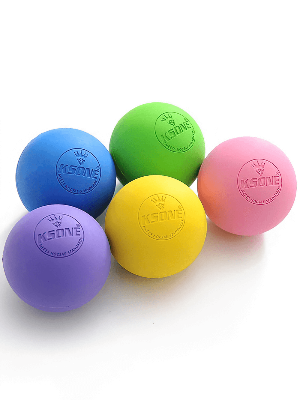 Colorful Relaxing Muscle Massage Balls for Yoga Recovery - SF3426 in vibrant hues for deep tissue massage and yoga therapy.