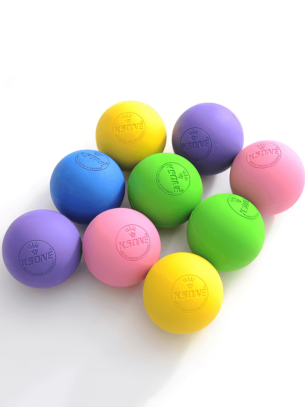 Vibrant Relaxing Muscle Massage Balls for Yoga Recovery - SF3426 in assorted colors for therapy and relaxation.
