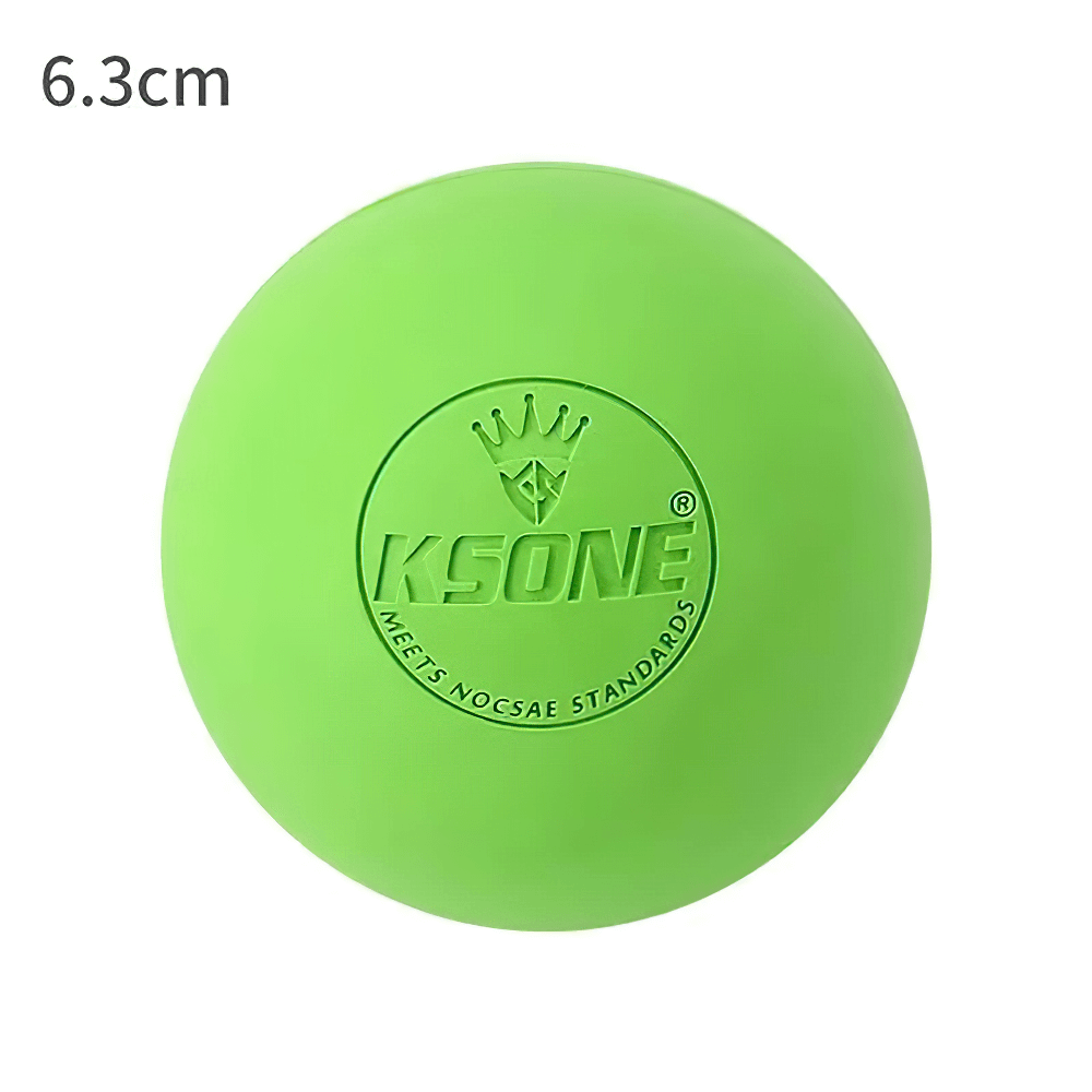 Green Relaxing Muscle Massage Balls for Yoga Recovery - SF3426, perfect for deep tissue massage and flexibility improvement.