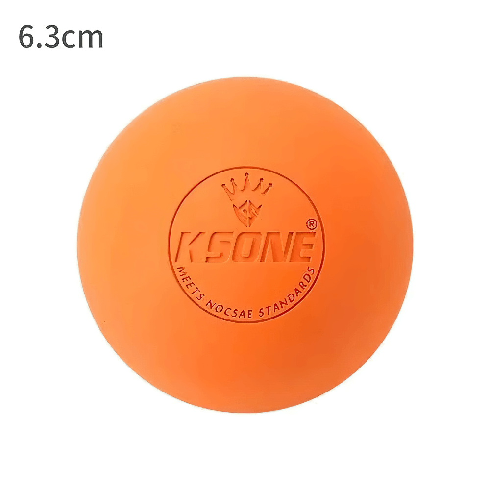 Orange Relaxing Muscle Massage Ball for Yoga Recovery - SF3426, perfect for deep tissue relief and flexibility in fitness routines.