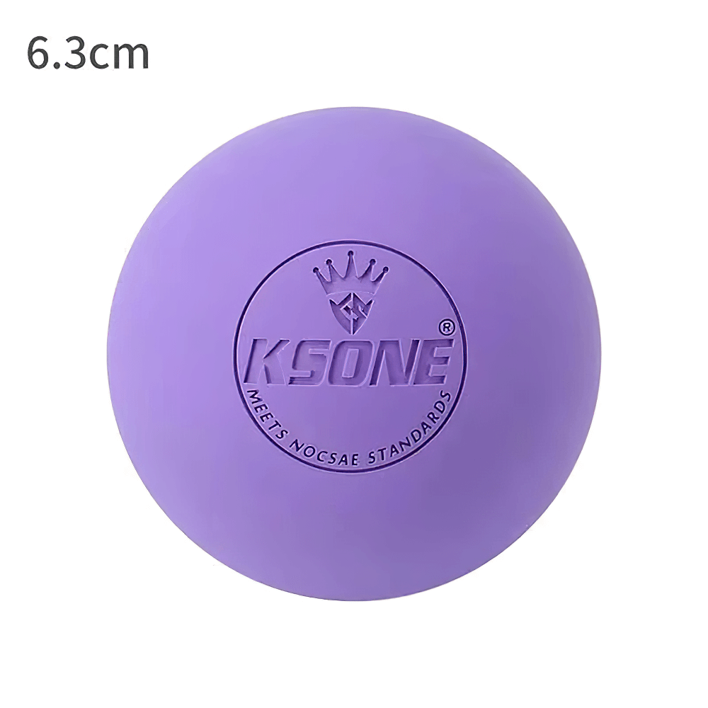 Purple Relaxing Muscle Massage Ball for Yoga Recovery - SF3426, 6.3cm, ideal for therapy, fitness, Pilates, and tension relief.