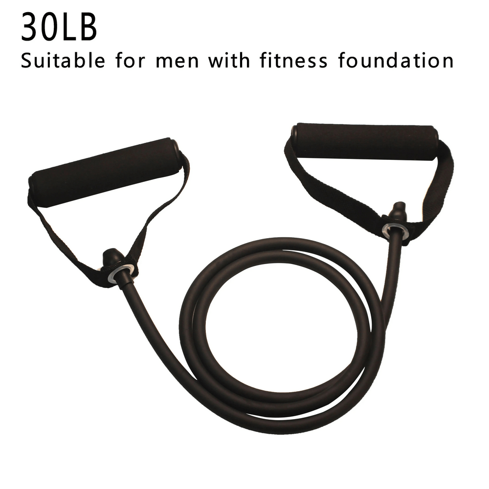 Resistance Exercise Bands for Training At Home - SF3431, 30lb with handles, suitable for strength and endurance building at home or gym.