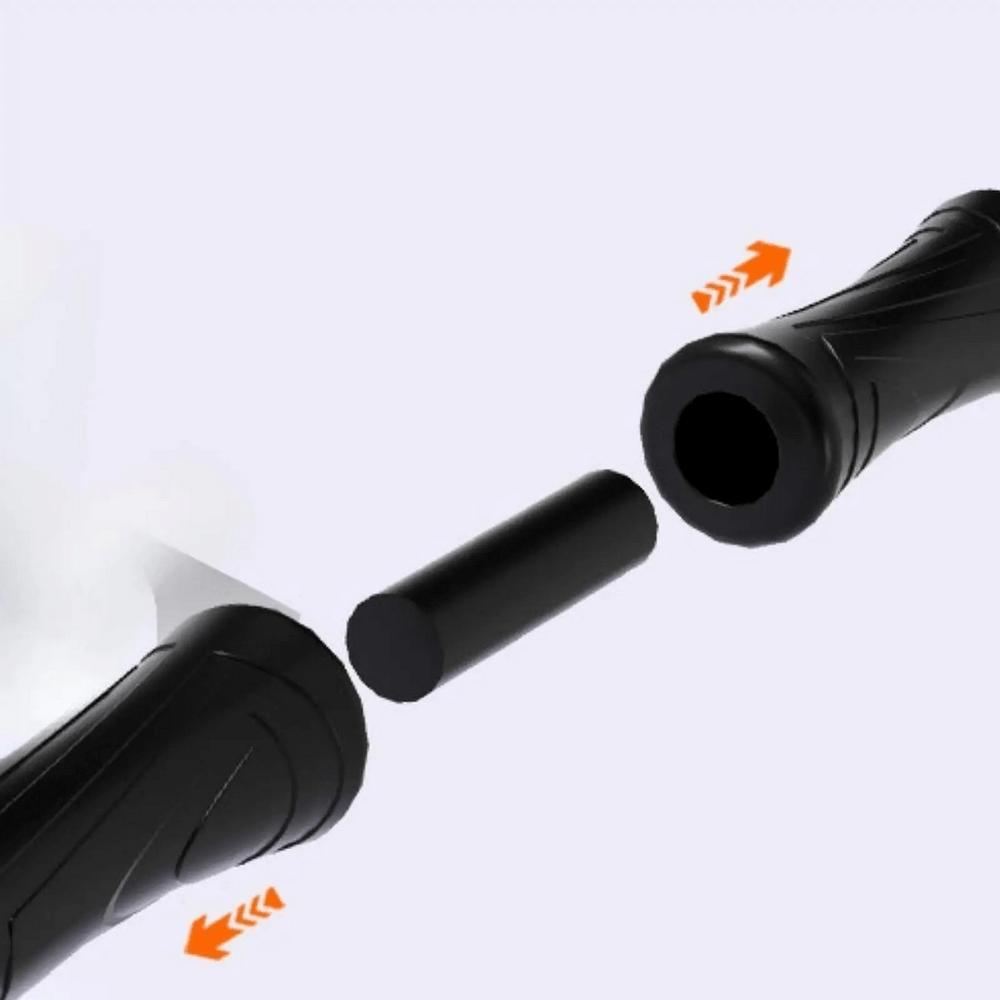 Exploded view of Ropeless Battle Rope Strength Trainer SF3289 showing detachable connection for home gym workouts.