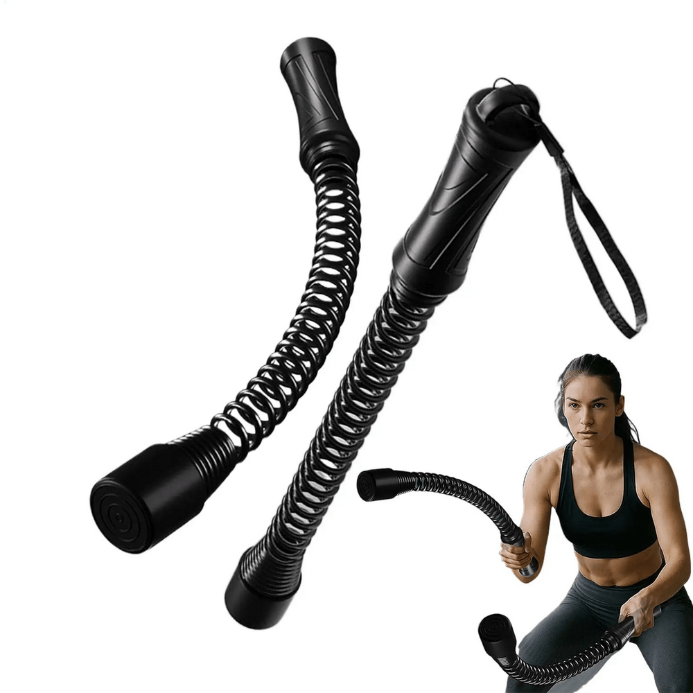 Ropeless inertia training rope with non-slip handle SF3291 in action for full-body workouts and strength training.