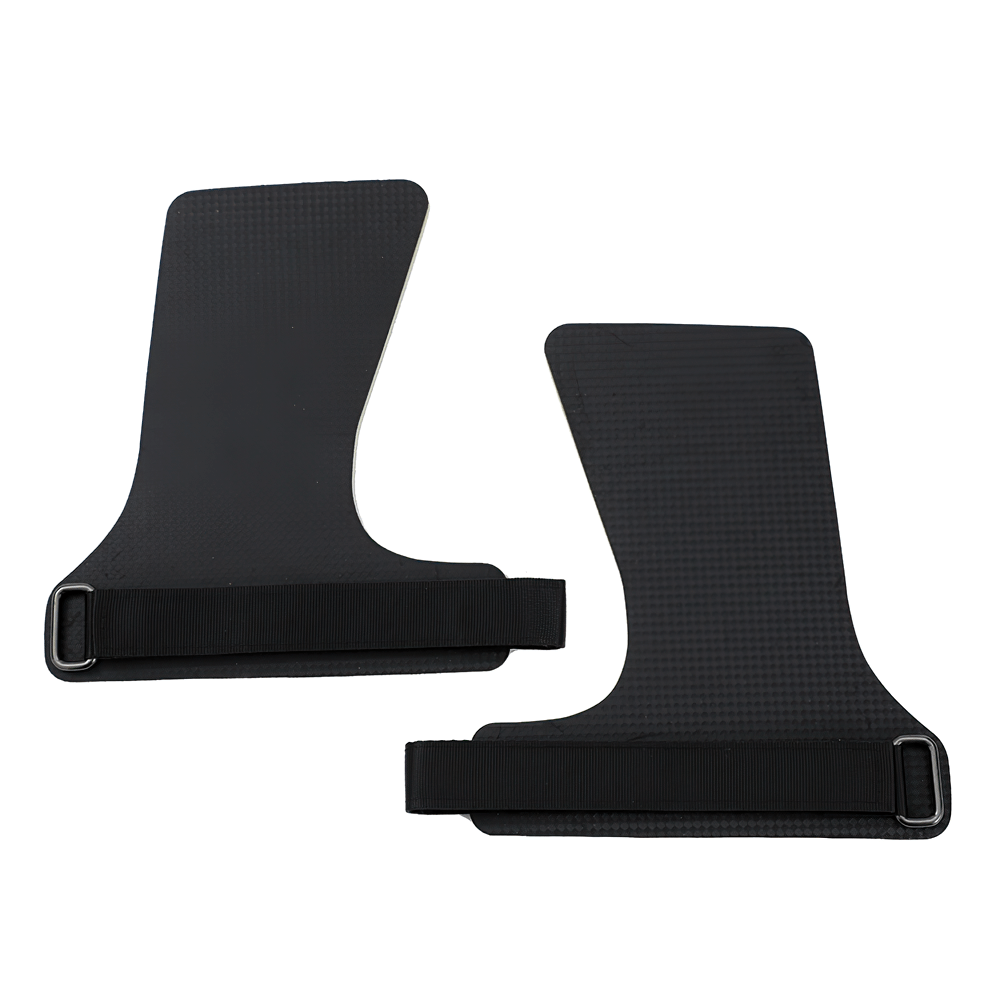 Rubber Grip Pads for Crossfit and Weightlifting - SF3507, Kevlar hand grips for secure no-hole design and gym traction