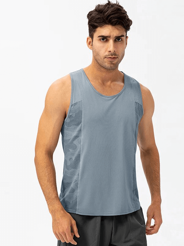 Running Basketball Workout Quick Dry Elastic Tank Top - SF1709