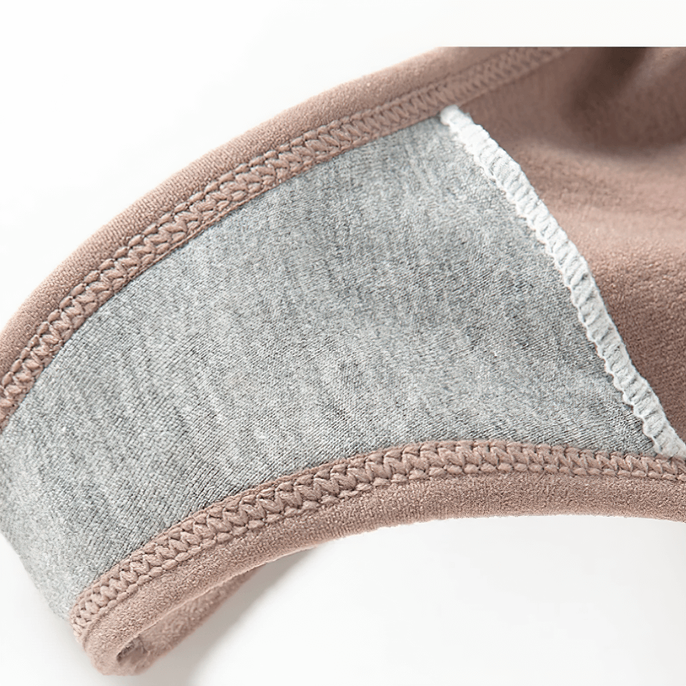Close-up of seamless high-waist thong, highlighting stretchable soft fabric and breathable design.