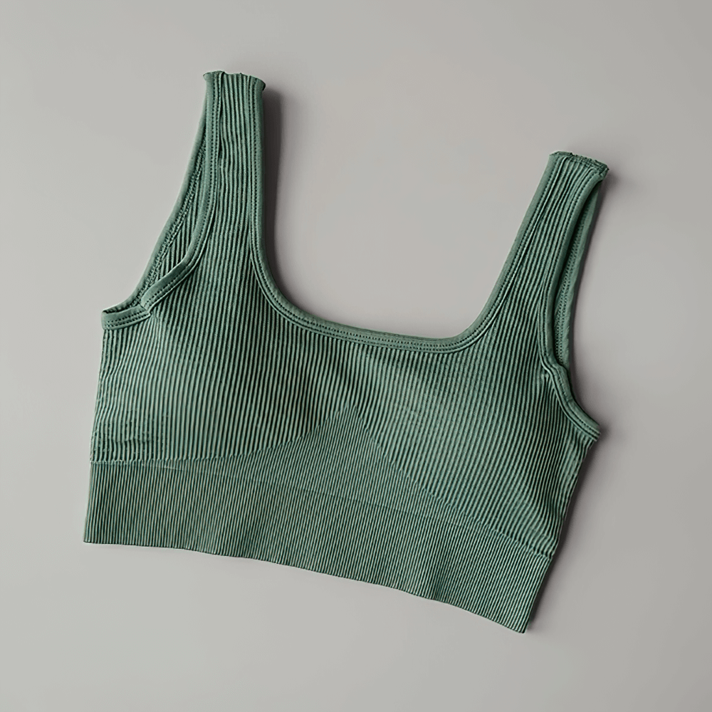Seamless Ribbed Sports Bra for Women - SF2186
