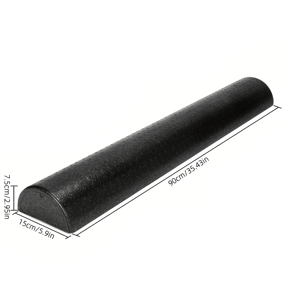 Semi-round EPP foam roller for Pilates, yoga, and physical therapy. Durable and supportive for core stabilization and muscle recovery.