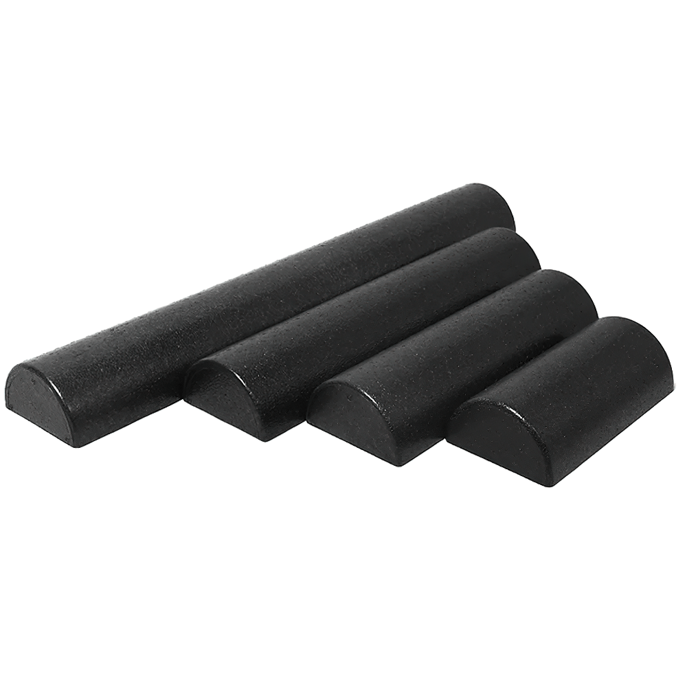 Semi-round foam roller set in various sizes for yoga and Pilates, perfect for muscle recovery and balance training, SF2841.