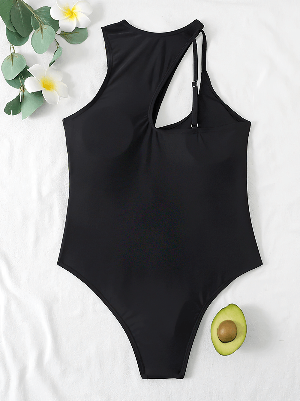 Sexy High Neck Cutout One-Piece Swimwear - SF4692