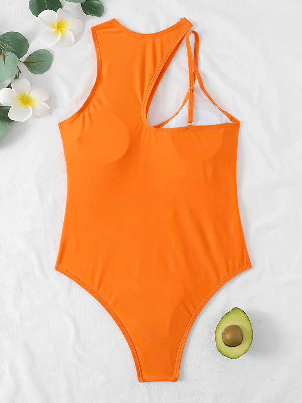 Sexy High Neck Cutout One-Piece Swimwear - SF4692