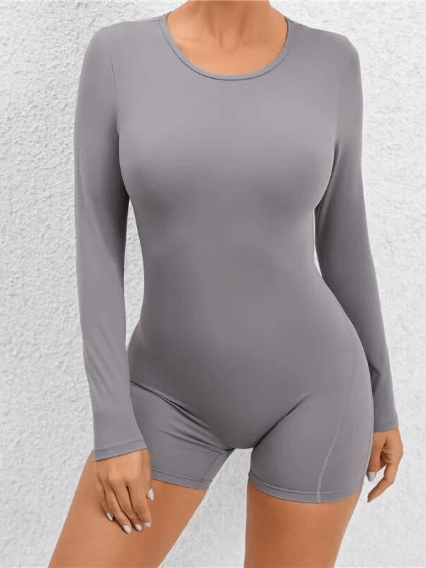 Sexy figurbetonter Damen-Overall mit offenem Rücken für Fitness – SF1625 