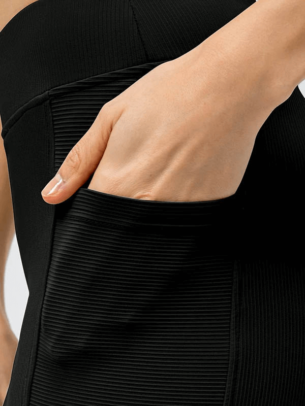 Sexy Women's Asymmetrical Mini-Skirt With Stripe - SF1847
