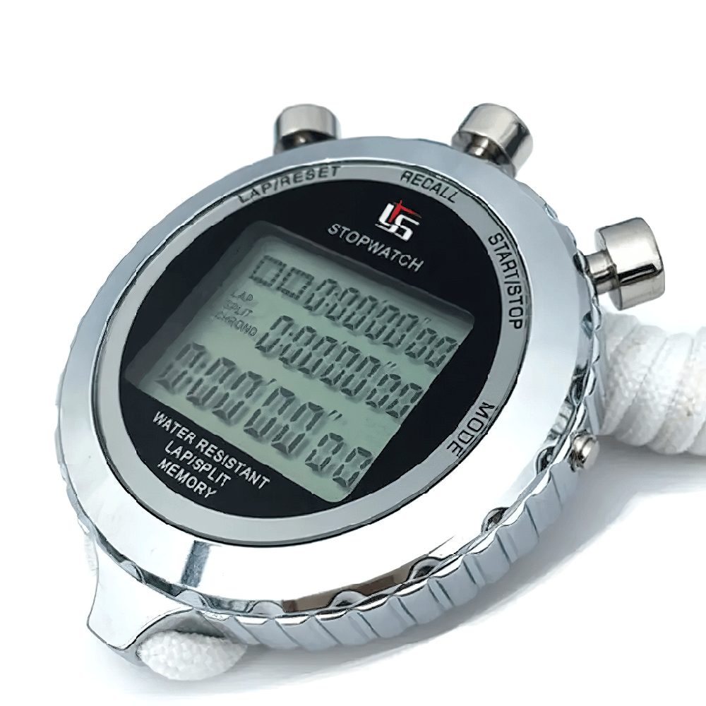 Silent Stopwatch with Countdown Timer - SF3465 showcasing large display and precise digital timing for sports and events.