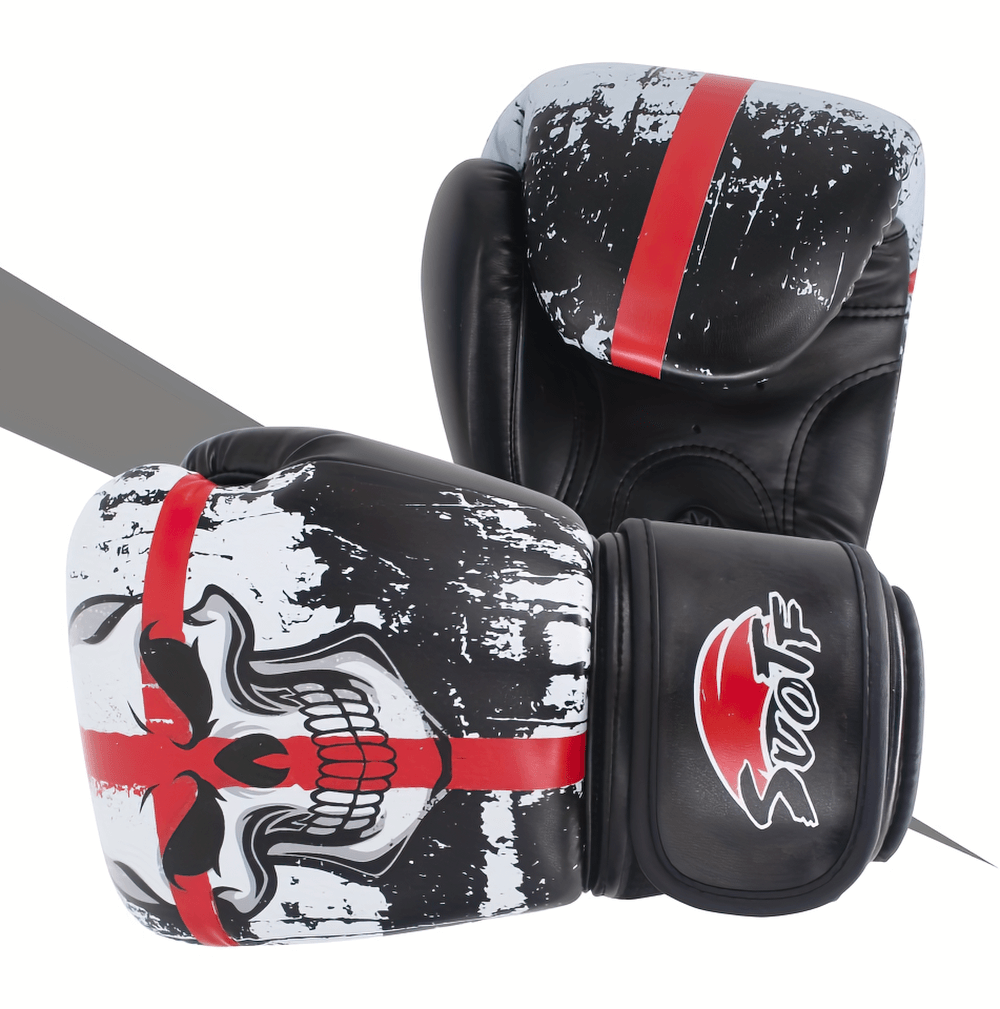 Skull Design Boxing Gloves for Training and MMA - SF2734