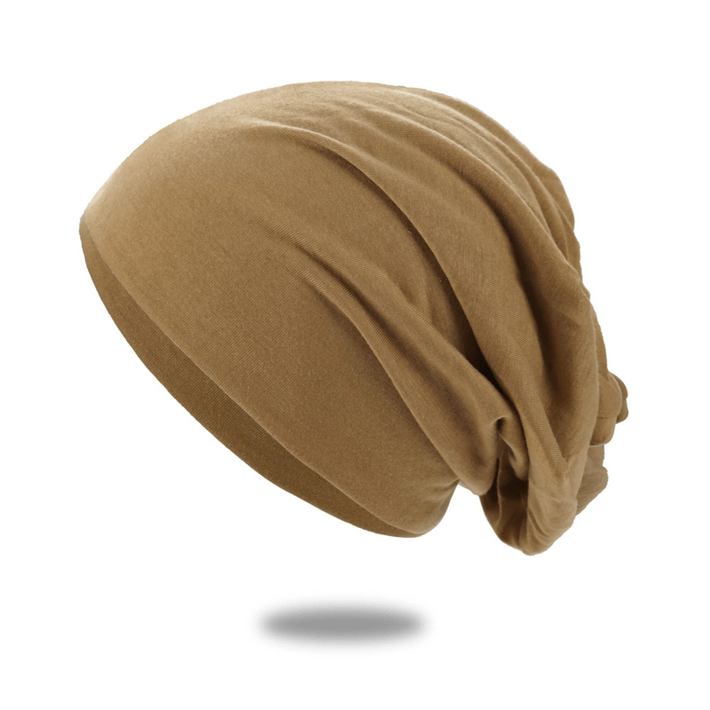 Soft lightweight running beanie for men and women, unisex cotton skull cap, perfect for casual wear, solid color, stylish and breathable.