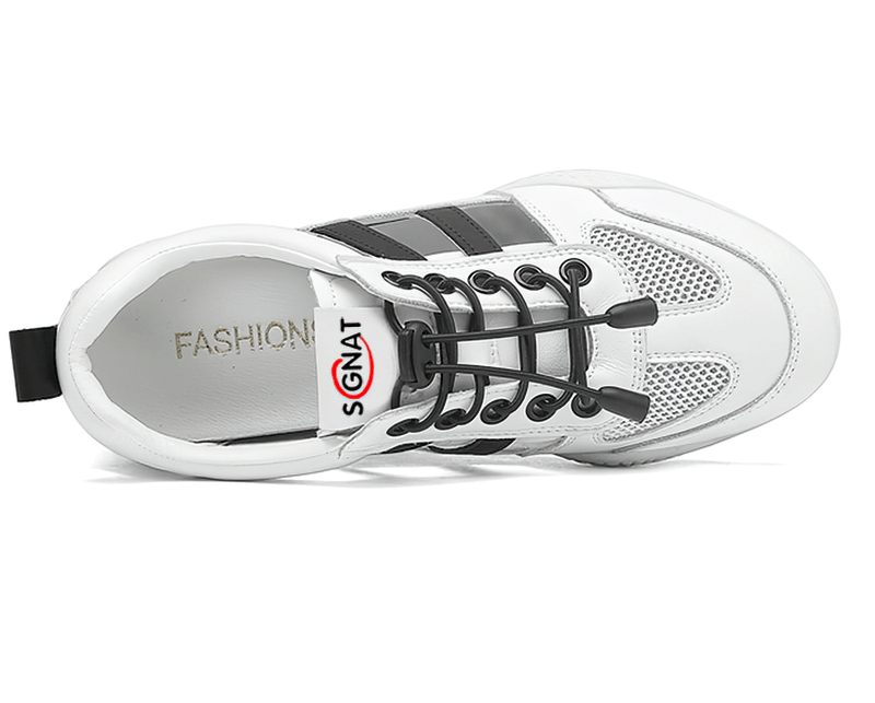 Chaussures de course plates décontractées respirantes à semelle souple avec lacets - SPF1320 
