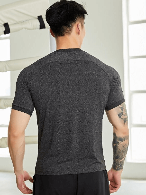 T-shirt / vêtements de sport pour hommes à séchage rapide Solid Sports - SPF1505 