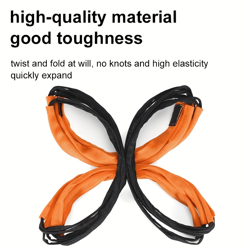 High-quality agility ladder folded with text about toughness and flexibility